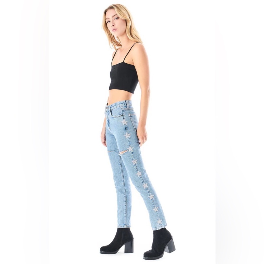 CARMAR DENIM ALEXANDER EZRA RHINESTONE STAR JEAN